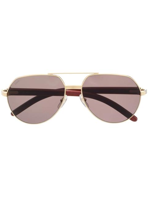 Cartier CT0272S pilot-frame sunglasses