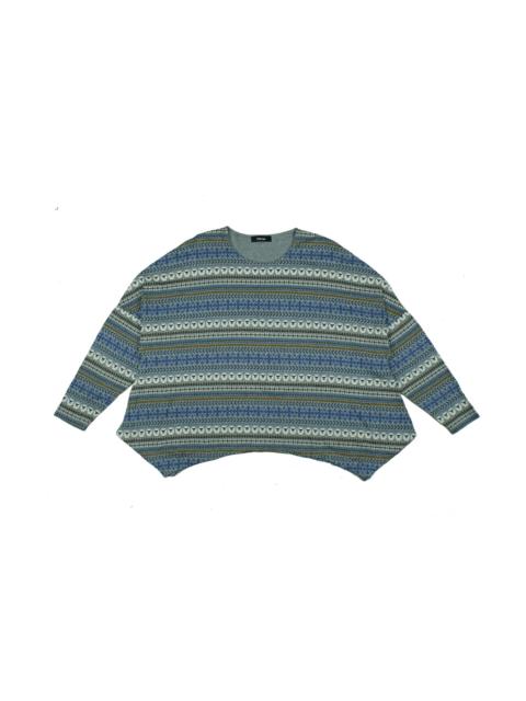 ISSEY MIYAKE Ne-net by Issey Miyake Wide LS Pattern T-Shirt