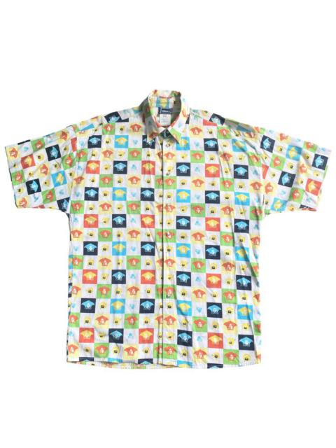 VERSACE Vintage 90’s Versace Medusa Head Checkered Print