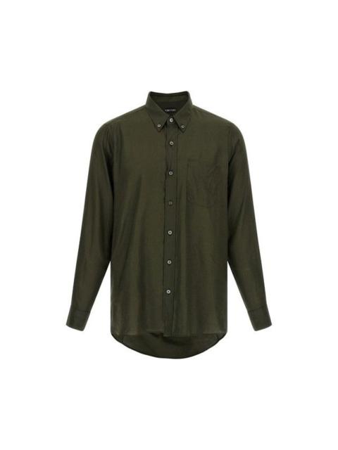 TOM FORD TOM FORD Green Shirt New & Authentic (Men's size:XL;)