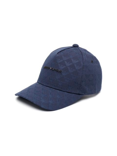 EMPORIO ARMANI Allover logo baseball cap