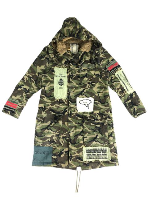 Other Designers Military - Dope! Avant Garde Camoflage Parka Military Punk Style Jacket