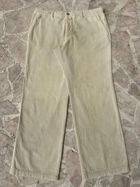 Dries Van Noten Dries Van Noten Vintage Cream Corduroy Pants
