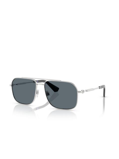 Burberry Burberry Grey Navigator Men's Sunglasses BE3159 100587 59