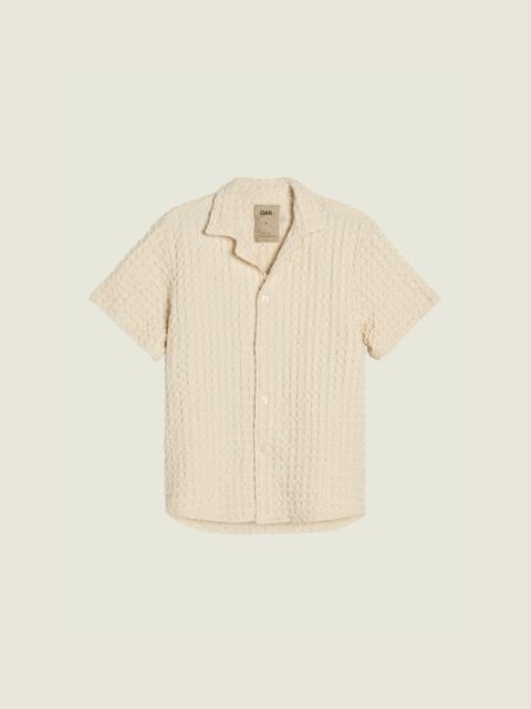 OAS Ecru Cuba Waffle Shirt