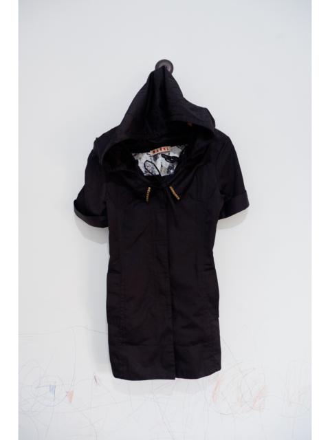 Marni Marni Nylon Studded Hoodie Jacket