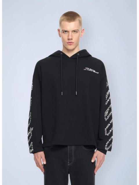 Off-White Off-White Men Type Arrow Diagonal Loose Hoodie