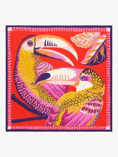 Other Designers Inoui Editions Square 65 Toucan Scarf