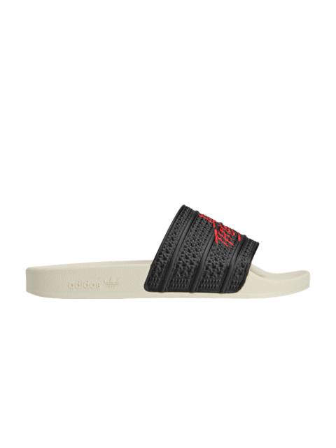 adidas 100 Thieves x Adilette Slide 'Black Red'