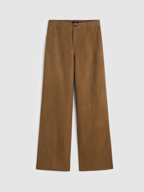 Madewell The Zoe Relaxed Straight Pant in 100% Linen