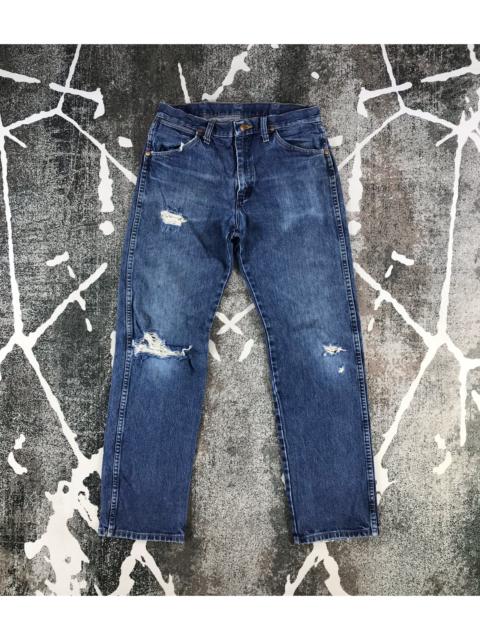 Other Designers Vintage - Vintage Wrangler Jeans Distressed Denim KJ1097