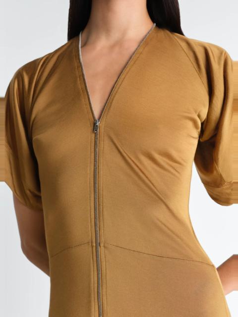 Lemaire ZIP DRESS IN VISCOSE COTTON JERSEY