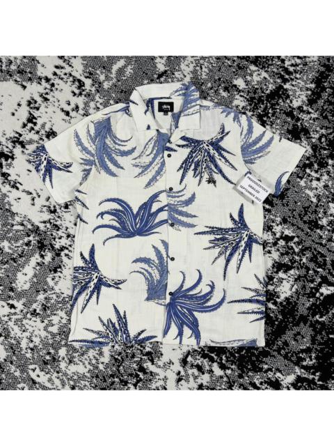 CACTUS LINEN SS SHIRTS - S - OVERSIZE