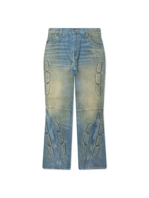 SATOSHI NAKAMOTO ENDURO DENIM PANT - BLUE