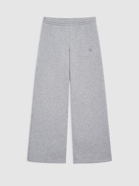 ANINE BING Kacey Sweatpant Monogram - Medium Heather Grey