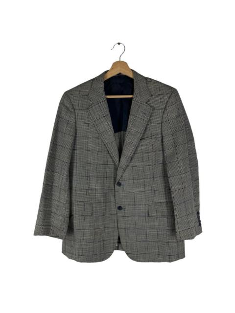 Burberry VINTAGE BURBERRYS DOUBLE BREAST COATS JACKET TARTAN DESIGN
