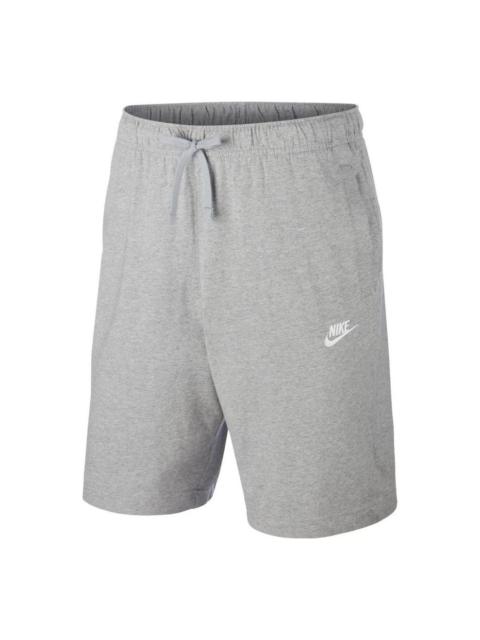 Nike Nike Sportswear Club Solid Color Cotton Casual Shorts light grey BV2773-063