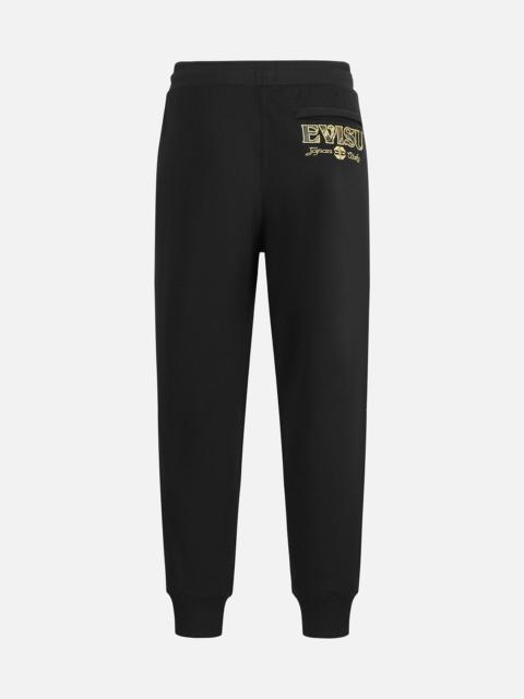 EVISU Kamon Embroidery and Logo Brocade Appliqué Regular Fit Sweatpants