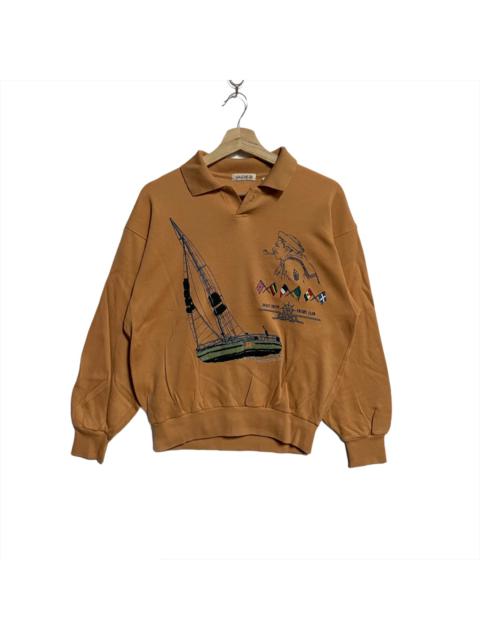 Other Designers Vintage - Vintage Vagiie Yacht Racing Club Polos Sweatshirt