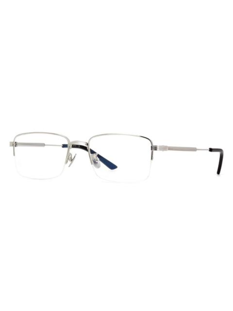 Cartier Cartier Premiere de Cartier Demo Rectangular Men's Titanium Eyeglasses CT0348O 002 55