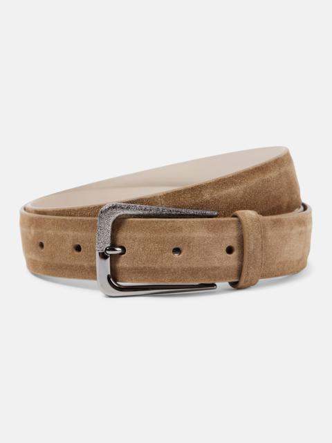 Suede belt