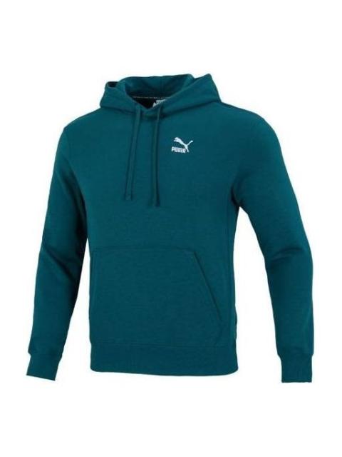 PUMA PUMA Classics Small Logo Training Hoodie 'Green' 537849-24