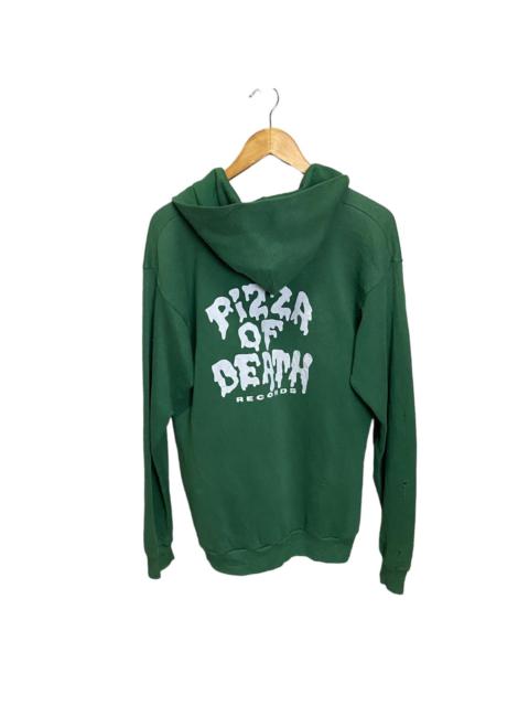 Other Designers Vintage 80s Pizza Of Death distressed hoodie