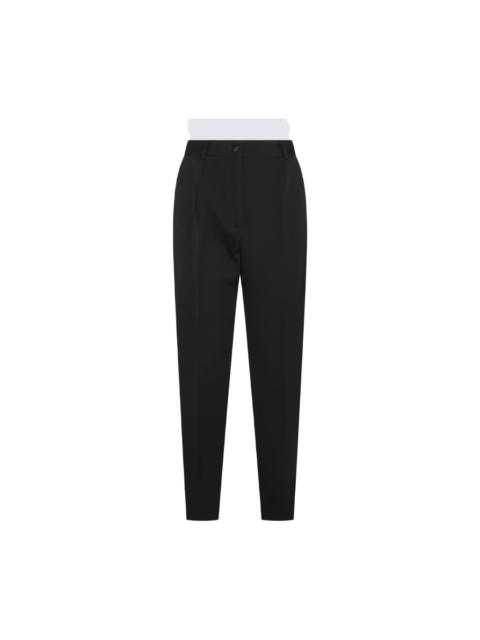 Dolce & Gabbana Black Wool Pants