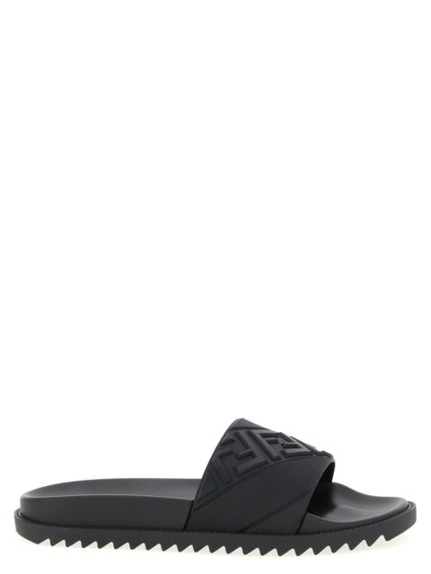 FENDI Fendi Men Logo Band Slides