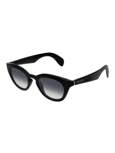 GUCCI Gucci Smoke Gradient Oval Men's Sunglasses GG1934S 001 47