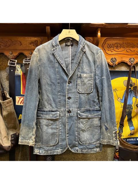 RRL by Ralph Lauren RRL Double RL Distressed Denim Jacket