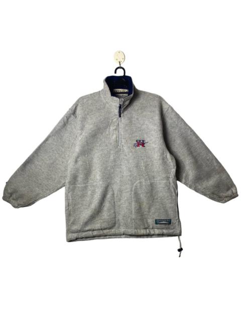 Other Designers Vintage - Vtg 90s Nissan Skyline GT-R halfzip pullover fleece jacket