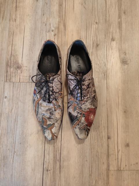 Other Designers Gianni Barbato - Floral embroidered derbies. Like DIOR or Saint Laurent