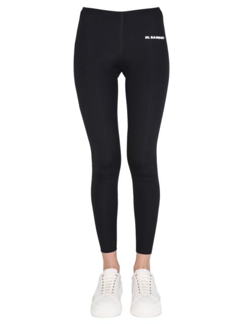 Jil Sander Women Logo Print Leggings