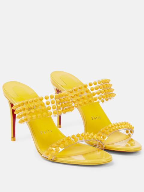 Christian Louboutin Spike Only 85 PVC and leather sandals