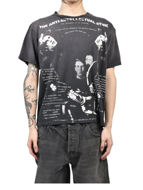 Enfants Riches Déprimés ANTI-INTELLECTUAL ETHIC T-SHIRT / SUN FADED BLK