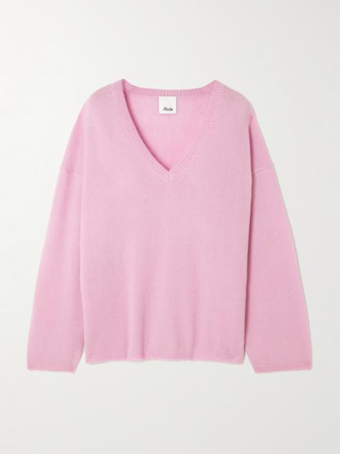 Allude Oversized Cashmere And Silk-blend Sweater