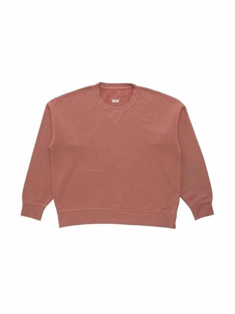 visvim JUMBO SB SWEAT L/S DMGD (U.D.) PINK