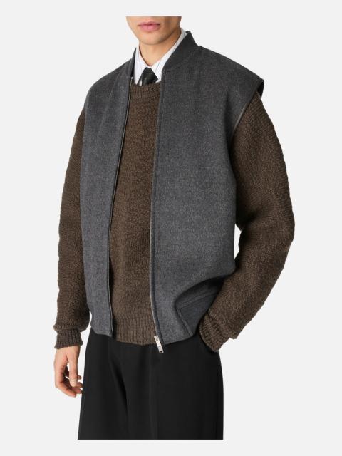 Bottega Veneta Bottega Veneta Men Double Face Wool Gilet