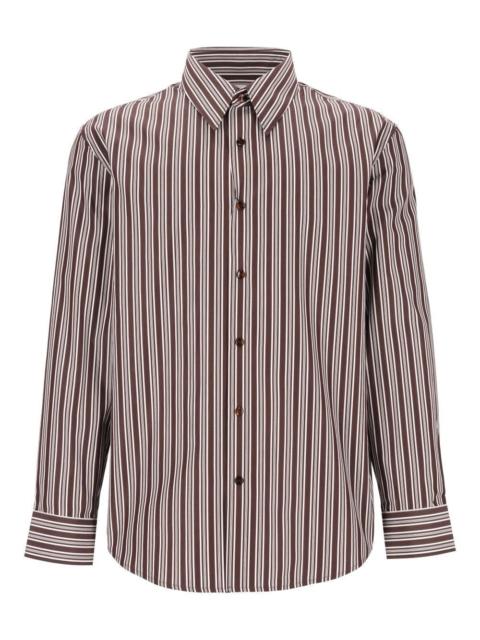 SAINT LAURENT Saint Laurent Men Striped Cotton Poplin Shirt