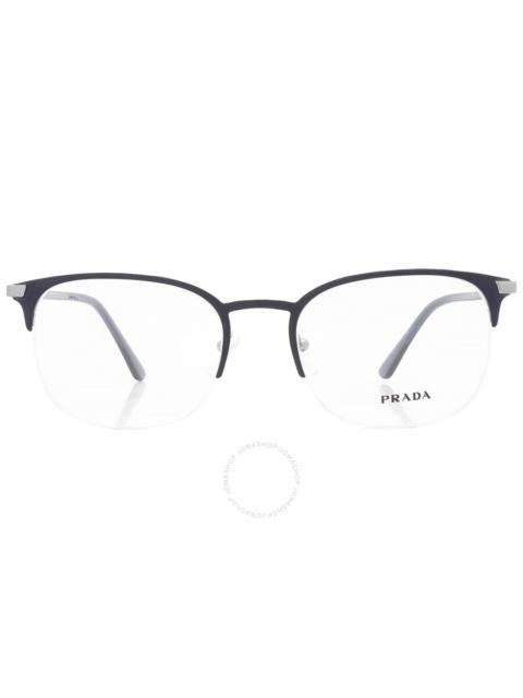 Prada Demo Oval Men's Eyeglasses PR 57YV 02N1O1 54