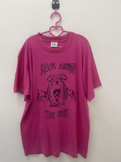 Other Designers Rare Vintage COLLEGIATE PACIFIC Rock Around The Clock Tee