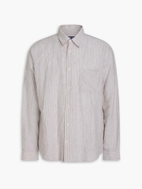 FRESCOBOL CARIOCA Telles striped linen shirt