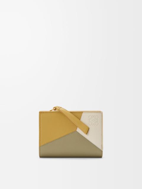 Loewe Puzzle compact wallet in classic calfskin