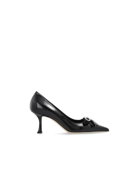 JIMMY CHOO JIMMY CHOO 'Auria' Black Heeled Shoes New & Authentic (Women