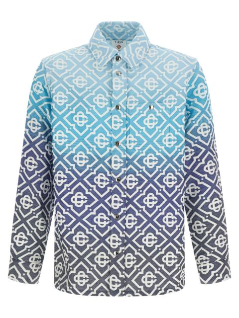 CASABLANCA Casablanca Men Shacket 'Monogram Gradient Jacquard'