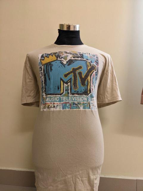 Other Designers MTV x JEANS MICHEL BASQUIAT BEIGE VINTAGE SHIRT