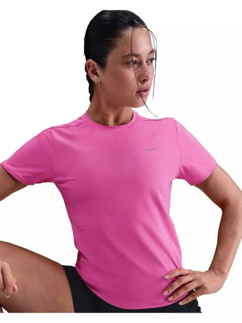 Nike Women's Swift Dri-FIT Short-Sleeve Running Top -Pink