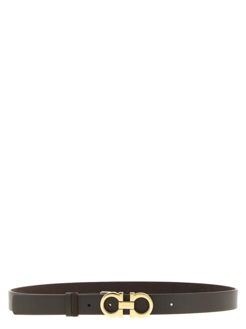 FERRAGAMO Gancini Belts Brown