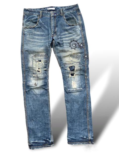 Other Designers Global Work × Japanese Brand - Steals🔥Global Work Japan Boro Patchwork Distressed denim